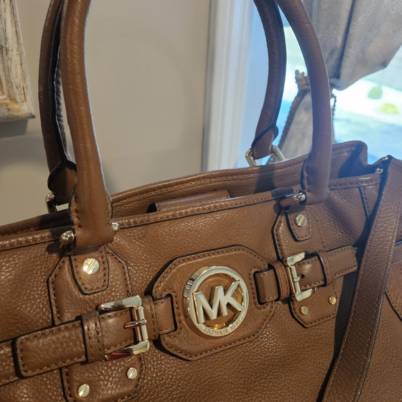 Michael Kors Tan Leather Satchel - Picture 3 of 5